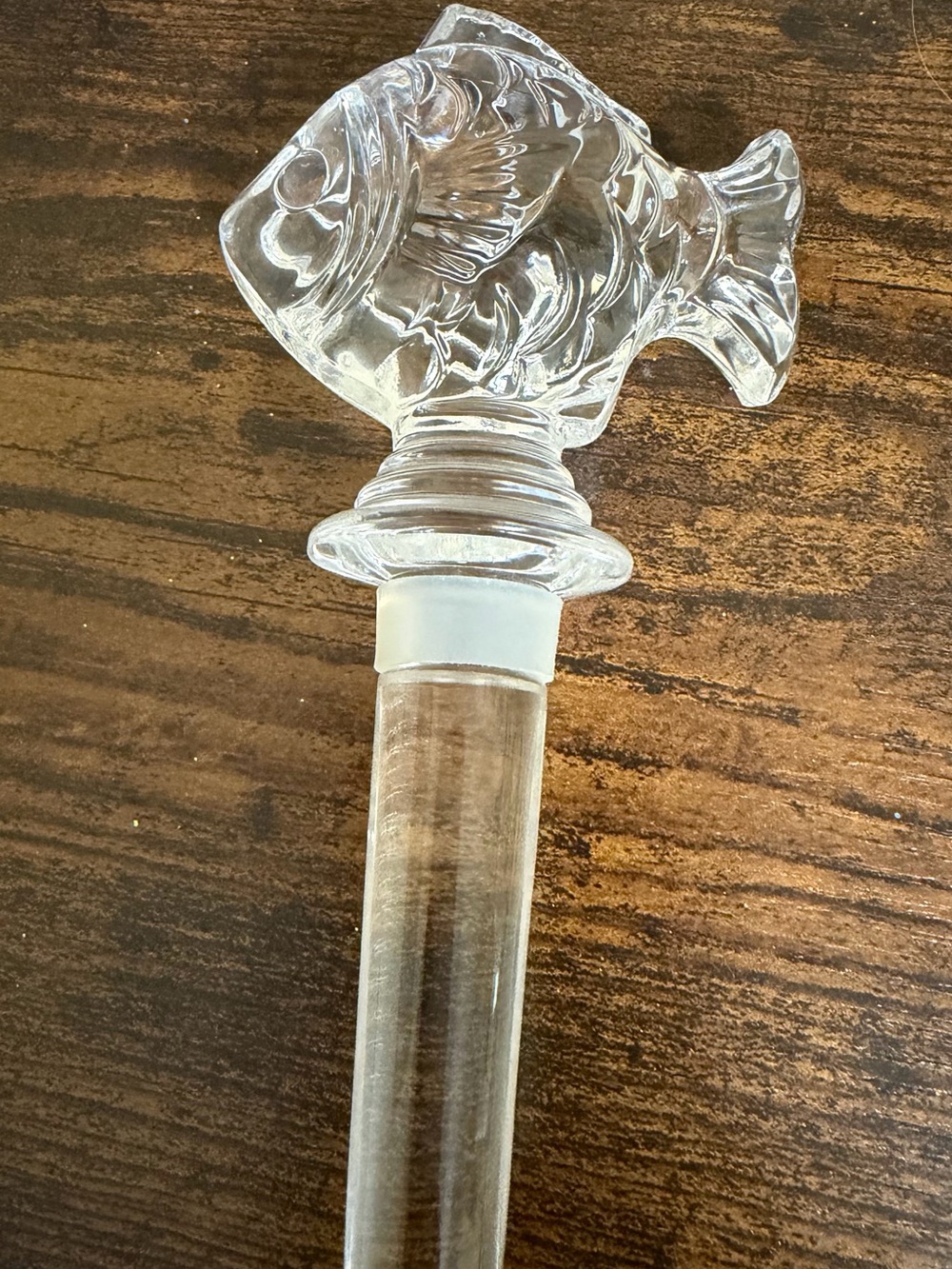 Mikasa  Crystal Fish Bottle Stopper